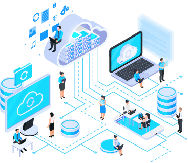 Devices and people connected to cloud
