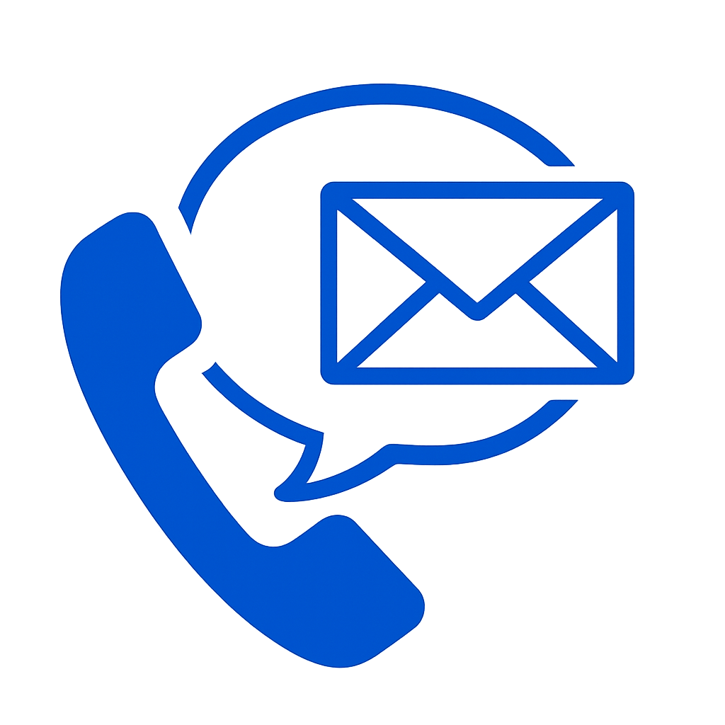 Phone and message icon